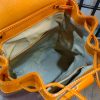 Handmade canvas-leather Drawstring Backpack italy veg-tan  calfskin Two Sizes Available - 图片 9