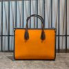 handcrafted structured carryall travel handbag in italy veg-tan calfskin - 图片 2