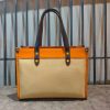 handcrafted structured carryall travel handbag in italy veg-tan calfskin - 图片 14