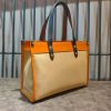 handcrafted structured carryall travel handbag in italy veg-tan calfskin - 图片 15