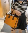 handcrafted structured carryall travel handbag in italy veg-tan calfskin - 图片 6