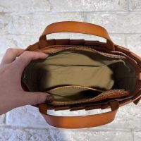 The Architectural Pleat shopperTote in vegetable-tanned Calfskin - 图片 11