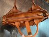 Handmade Architectural Pleated Leather Tote – Minimalist Structured Sculptural Handbag - 图片 6
