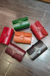 Handmade Vegetable-Tanned Leather Crossbody Bag – Convertible Clutch & Shoulder Bag - 图片 3
