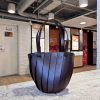 Handmade architecture pleated Mini Tote – Structured Vegetable-Tanned Leather Handbag - 图片 5