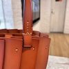 Handmade architecture pleated Mini Tote – Structured Vegetable-Tanned Leather Handbag - 图片 10