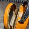 Minimalist handcrafted mini circle camera crossbody in italian veg-tan calfskin - 图片 12