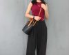 Minimalist structured bucket handbag with modular Zipper pouch - 图片 11