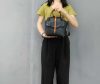 Handmade Minimalist Structured Top-Handle Bag with protective feet