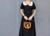 handcrafted equestrian mini crossbody saddle with antique brass handware - 图片 4