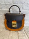 handcrafted equestrian mini crossbody saddle with antique brass handware - 图片 13