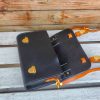 handmade convertible leateher handbag/crossbody satchel in veg-tan cowhide - 图片 19