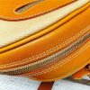 Premium Leather & Canvas Convertible Backpack – Compact Travel Daypack in Italian veg-tan calfskin - 图片 11
