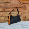 handcrafted minimalist underarm baguette in italian veg-tan cowhide - 图片 7