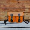 Professional commuter messenger satchel in handmade veg-tan calfskin - 图片 4