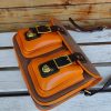 Professional commuter messenger satchel in handmade veg-tan calfskin - 图片 10