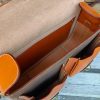 Professional commuter messenger satchel in handmade veg-tan calfskin - 图片 11