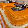 Professional commuter messenger satchel in handmade veg-tan calfskin - 图片 14
