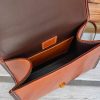 handmade vintage camebridge crossbody satchel in veg tan calfskin - 图片 11