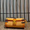 handcrafted Leather Cylinder barrel Handbag – Compact Bowl Crossbody Bag - 图片 8