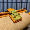 handcrafted Leather Cylinder barrel Handbag – Compact Bowl Crossbody Bag - 图片 13