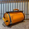 multi-function boarding cabin hanbdag/weekend duffle in italy veg-tan calfskin - 图片 8