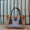 Premium 2-in-1 Leather & Canvas Shopper handbag – Detachable Pouch & Adjustable Strap - 图片 7