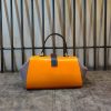 handcrafted Leather&canvas doctor Handbag – Minimalist Structured Top-Handle Purse - 图片 16